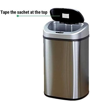 Green Piece Overstuffed Baby Diaper Pail Deodorizer - All Natural Activated Charcoal Air Purifier - Pack of 15 Sachets (24g) - International Shipping Available - Buy Online on GoSupps.com