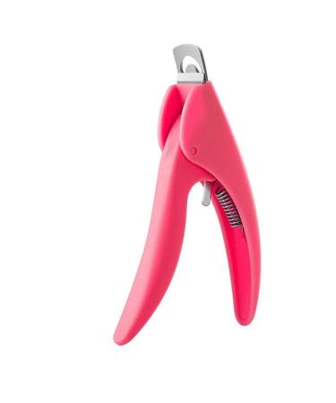 Clipper Trimmer Scissors Round Edge Finger Cutter Nail Manicure Tool Nail Clippers Professional Trimmer(Rose Red)
