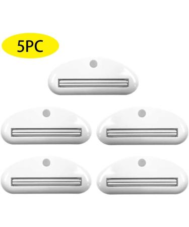 5-Pack Toothpaste Tube Squeezer Dispenser - Assorted Colors Toothpaste Clip - Buy Online on GoSupps.com
