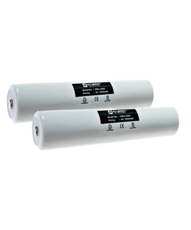 Synergy Digital Flashlight Batteries Compatible with Moltech N38AF001A Flashlight (Ni-CD 6V 2500 mAh) Ultra High Capacity Combo-Pack Includes: 2 x SDFL-C801 Batteries