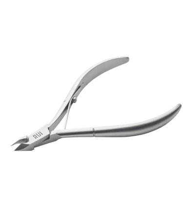 Rui Smiths Professional Cuticle Nippers | Precision Surgical-Grade Stainless Steel Cuticle Trimmer French Handle Single Spring 5mm Jaw (Half Jaw) Single Spring 5mm Jaw