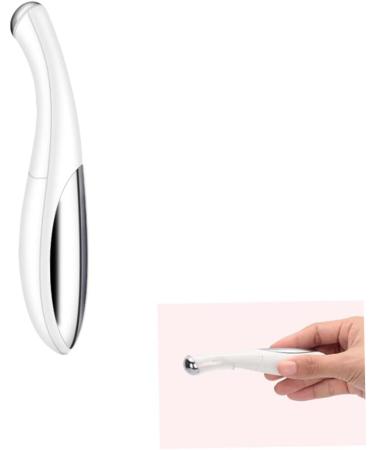 Eye Massage Pen - Home Eye Massager for Dark Circles & Bags | Eye Care Beauty Instrument (White & Pink) - Shop Internationally - Buy Online on GoSupps.com