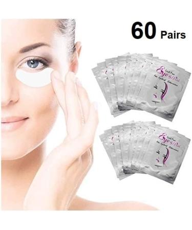60 Pairs Lint-Free Eye Gel Pads for Eyelash Extensions - Pro Salon & Individual Use - Buy Online on GoSupps.com