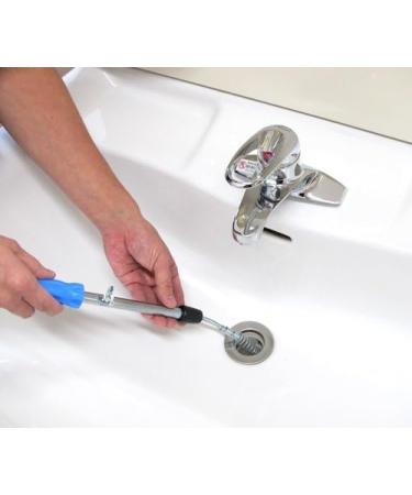 SANEI PR80B-3 Pipe Cleaner - 9.8 ft (3 m) for Drain Cleaning & Clogging | Durable Double Winding Break-Resistant Silver Finish - Shop Internationally - Buy Online on GoSupps.com