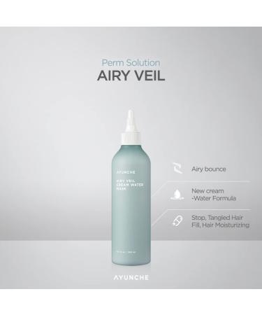 AYUNCHE Airy Veil Cream Water Hair Mask 10.14 fl oz (300ml) - Hydrating Hair Treatment for Dry, Thin, and Tangled Hair | Korean Salon Brand | Anti-Frizz Hair Pack - Buy Online on GoSupps.com