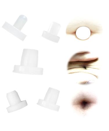5PCS Different Sizes Belly Button Plug for Weight-reducing Surgery Belly Button Shaper Soft Silicon Plug Suitable for Post Liposuction and Umbilical Hernia Repair