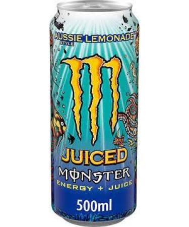 Wowboxme Monster Energy Juiced Aussie Lemonade 12 x 500ml Summer Edition 2023 (24 x 500ml)