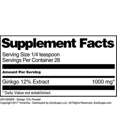 Ginkgo 12% Powder (1 oz ZIN: 520208) - 3 Pack - Buy Online on GoSupps.com