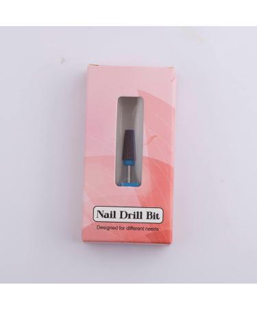 BNG 5 in 1 Carbide Nail Drill Bit - Fast Removal of Acrylic & Hard Gel | 3/32 Electric Tungsten Steel Bit for Manicure & Pedicure | Professional Salon Tool in Medium Purple - Buy Online on GoSupps.com