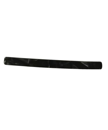 French Amie Long and Thin Large 4" Handmade Celluloid Hair Barrette Clip for Girls Automatic Strong Hold Hair Clips for Women No Slip Durable Paris Hair Accessories, Made in France (Black Nycra) - Buy Online on GoSupps.com