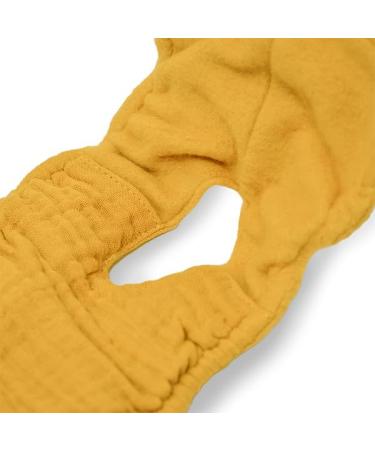 Lill's Organic Cotton Fuse Pants for Women | Flexible Closure Washable & Extra Absorbent | XS to XXL | Amber Yellow - Buy Online on GoSupps.com