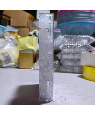 EBANKU 360 PCS Clear Dual Nail Forms System Coffin Nail Mold Tips Acrylic Stiletto Nail Extension Tools for Nail Art Salon Nails Design - Buy Online on GoSupps.com