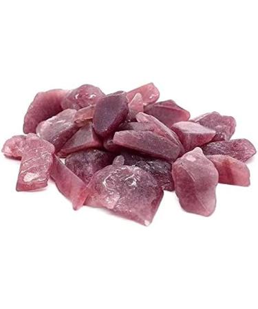 300g Natural raw Polished Strawberry Quartz Crystal Stones Natural Luster - Buy Online on GoSupps.com
