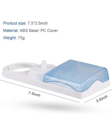 Electric Toothbrush Holder Heads Cover for Braun Oral-B Pro 1000, Smart 1500, Genius X - Stand Holder Compatible with Vitality Series - Buy Online on GoSupps.com