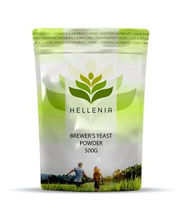 Hellenia Brewers Yeast Powder 500g | Natural Source of B Vitamins | Veggie Friendly