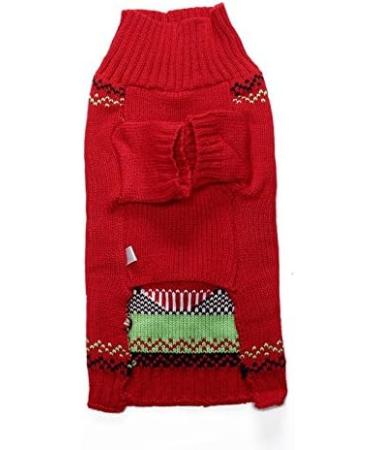 Shop XL Christmas Dog Turtleneck Sweater | Warm Knitwear for Dogs & Puppies - Perfect Holiday Gift! - Buy Online on GoSupps.com