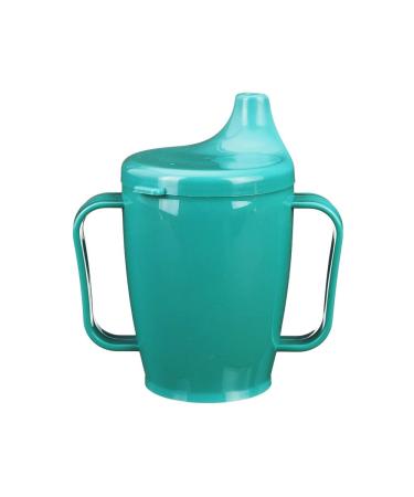 TAKING CUP with 2 handles + 2 lids 4 + 12 mm green 1 pc - Buy Online on GoSupps.com