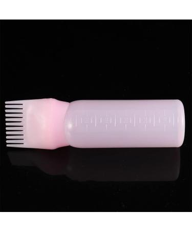 Vctitil 3Pcs Root Comb Applicator Bottle - 6oz Lightweight Hair Dyeing Tool with Graduated Scale for Hair Color & Oil Application - Buy Online on GoSupps.com