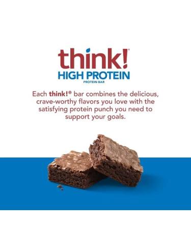 Glanbia Performance Thinksthin High Protein Bars Brownie Crunch 5 ct - Buy Online on GoSupps.com