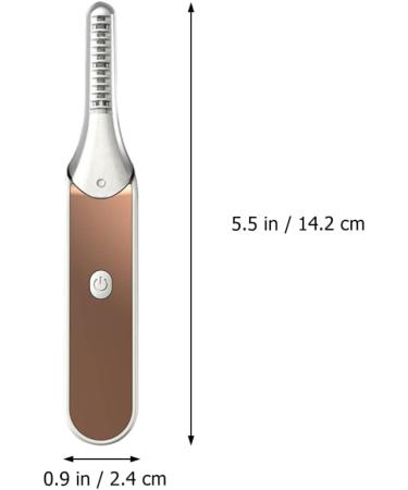 Ipetboom Eyelash Curler Heated Eyelash Brush Lady Tools Lash Curler Brush Rechargeable Lash Curler Quick Heating Lash Curler Women Lash Curler Lash Tool Electric Tools White Abs - Buy Online on GoSupps.com