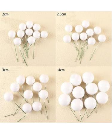 40 PCS Mini Balloon Cake Topper DIY Cake Balls Decorations for Birthday and Anniversary (pink and white) - Buy Online on GoSupps.com