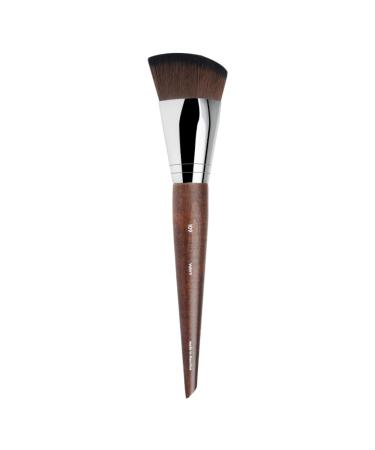 Diamond Shaped Liquid Foundation Makeup Brush Brown