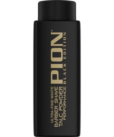 Pion Barber Shave Talc Powder Black Edition - Ultra Fine White Powder for a Smooth Shaving Experience 180g - Buy Online on GoSupps.com
