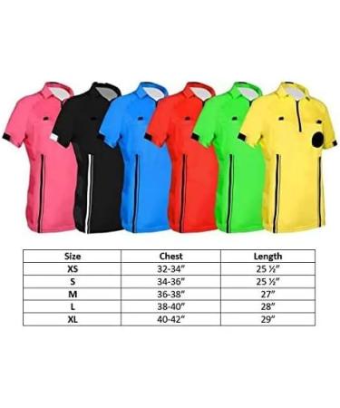 Women's Pro Soccer Referee Jersey - Yellow - Size XS (Chest 32-34) - Buy Online on GoSupps.com