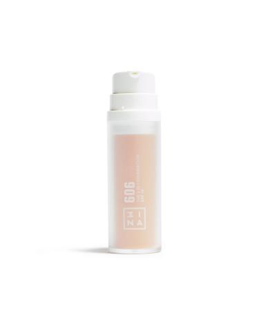 3INA MAKEUP - The 3 in 1 Foundation 606 - Ultra-light yellow foundation with pink undertone - Concealer primer and foundation with SPF 15 and Vitamin C - Vegan - Cruelty-free
