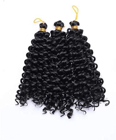 SEGO Water Wave Braids - Afro Kinky Hair Extension Closure Bundles | Dark Black 1 - 20cm (90g) - International Shipping - Buy Online on GoSupps.com