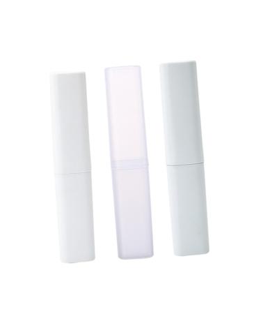 Hoement 3 Pieces Toothbrush Container Portable Toothbrush Case Toothbrush Case For Travel