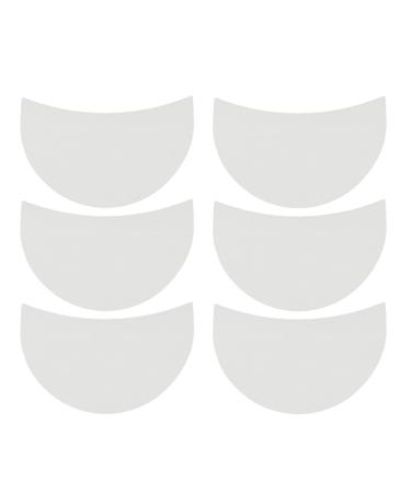 100PCS Eyeshadow Shield Half Moon Shaped Prevent Makeup Residue Eyeshadow Pad Stencils Eyeshadow Patches for Eyelash Extensions Lip Makeup