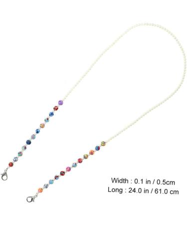 FOMIYES 2pcs Anti-Drop Chain for Glasses | Stylish Reading Glasses Accessory with Artificial Pearl | International Shipping Available - Buy Online on GoSupps.com