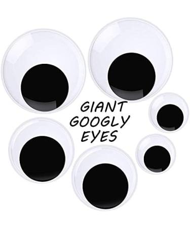 Set of 6 Black Wiggle Googly Eyes for Crafts - 2, 3, 4 - Self Adhesive - Christmas Decorations - Buy Online on GoSupps.com