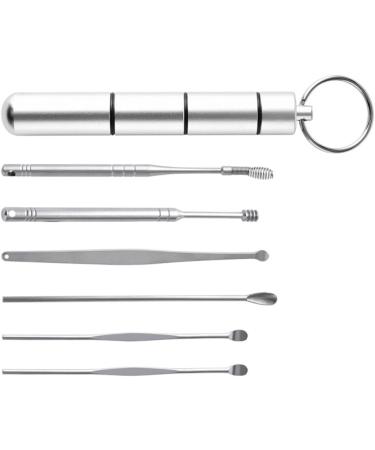 Minkissy 18PCS Stainless ANC Ear Buds and Ear Cleaner Set - Earpick Wax Removal Tool Kit with Ear Plugs - Buy Online on GoSupps.com