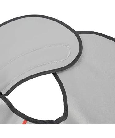Professional Waterproof Hair Cutting Collar - Grey Salon Neck Cape for Stylists - Buy Online on GoSupps.com