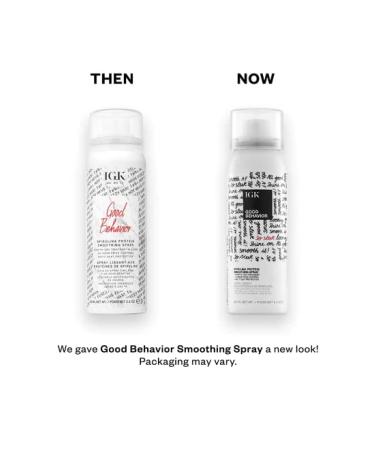 IGK GOOD BEHAVIOR Spirulina Protein Smoothing Spray 2.4oz - Hair Treatment - Buy Online on GoSupps.com