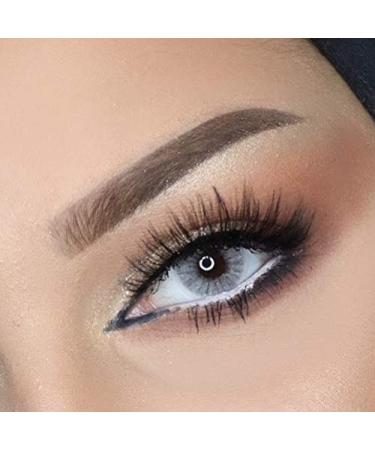 Colored contact lenses Elfenwald The most beautiful natural color lenses for stunning seductive eyes - without strength - with storage container (ice gray)
