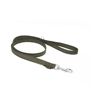 Mystique Rubberized Leash 20mm with Hand Loop Standard Carabiner (1m Khaki) 1m khaki