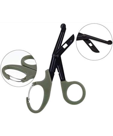 Buy 19.1 cm Titanium Medical Scissors - EMT & Trauma Bandage Scissors with Pocket Clip | 2 Pieces for First Aid Nurses & Students - International Shipping Available - Buy Online on GoSupps.com