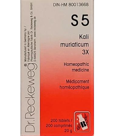 Dr. Reckeweg S5 Kali Muriaticum (Kali Mur) 3X