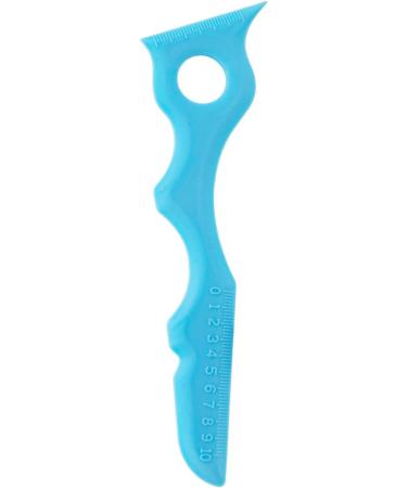 Pochoir l vres en silicone avec pointe ail e outil de contour des sourcils | Mod le de contour de fard paupi res r utilisable pour voyage la maison bleu - Buy Online on GoSupps.com