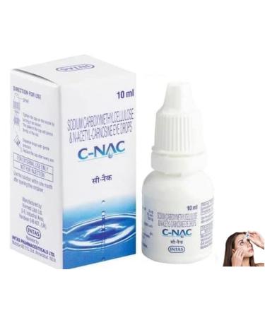 TescoRu Nac Eye Drop 10ml | C-Nac -1% N-Acetyl-Carnosine | N-Acetyl-Carnosine Eye Drops (1-10ml Vial)