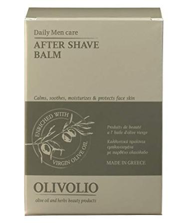 OLIVOLIO alcohol-free after shave balm with 100% organic extra virgin olive oil and menthol!