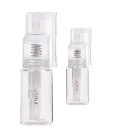 COHEALI Dry Spray Bottles Spray Bottles 2Pcs Portable Empty Oral Dry Powder Sprayer Refillable Nasal Round Container Cleaning Products(14ml 35ml) Empty Dry Shampoo Bottle