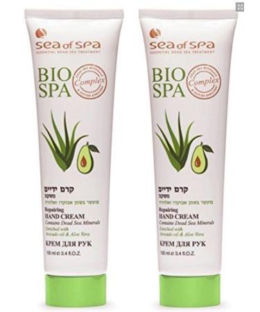 Lot of 2 Sea Of Spa Dead Sea Hand Cream Avocado Aloe Vera