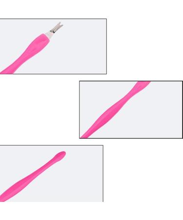 3 Pcs Cuticle Trimmer Set - Nail Cuticle Remover & Pusher Tool Kit - Pink - Buy Online on GoSupps.com