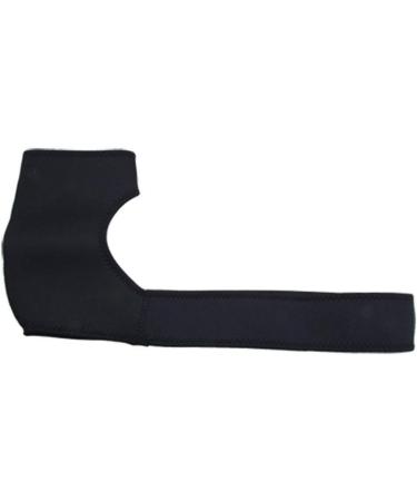 Single Shoulder Support Wrap Band Adjustable Brace Strap for Athletic Football Shoulder Protector Muscle Relief Recovery Black 1PCS Superior Quality and Creative Durable - Buy Online on GoSupps.com