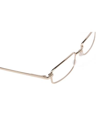Lergo Unisex Reading Glasses with Tube Case - Stylish Metal Frames +1.5 to +4.0 in Black - Buy Online on GoSupps.com