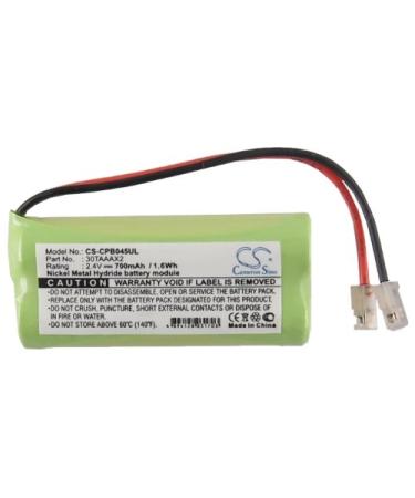 700mAh Replacement Battery Compatible with Universal AAA x 2 AAA x 2